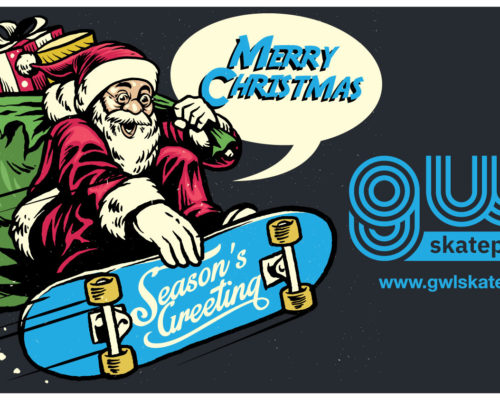 GWL Skatepark Corp. in Greenwood Lake NY wishes all of our friends and followers a Merry Christmas and Season's Greetings